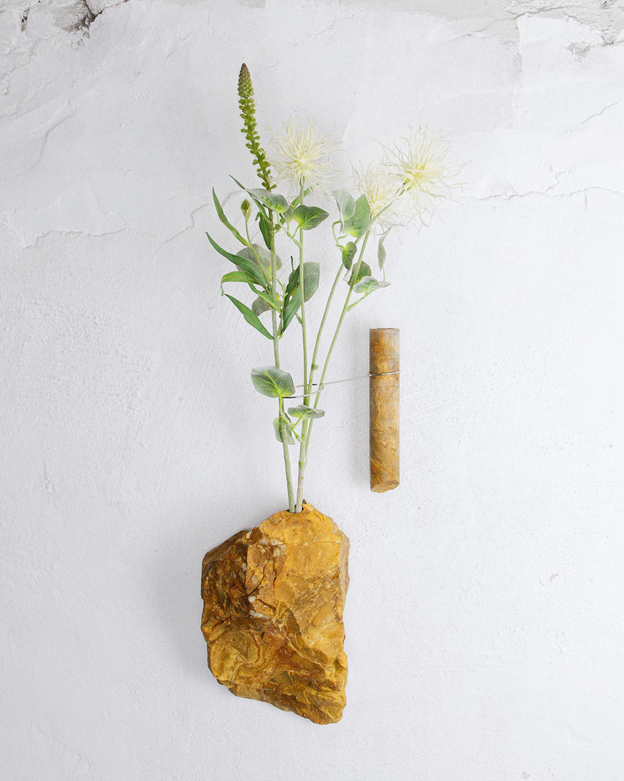 Yellow Jasper — Landscape Flower Vessel