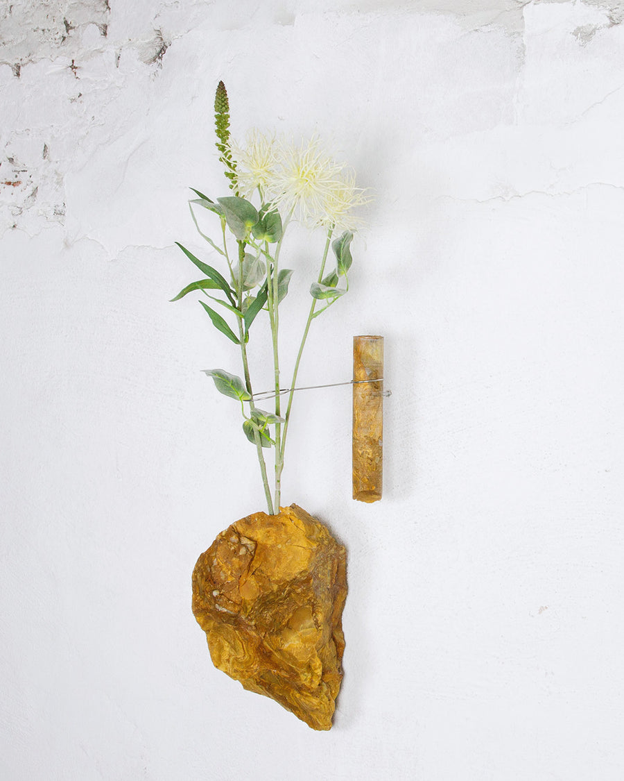 Yellow Jasper — Landscape Flower Vessel