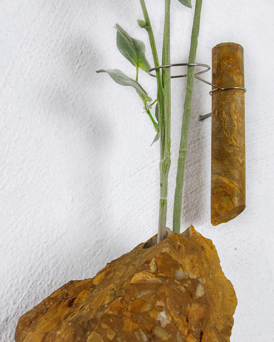 Yellow Jasper — Landscape Flower Vessel